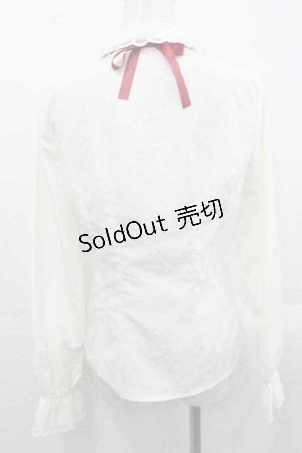 画像2: BABY,THE STARS SHINE BRIGHT / Alice Red&Black ブラウス M アイボリー I-25-11-15-002-BA-BL-SA-ZI (2)