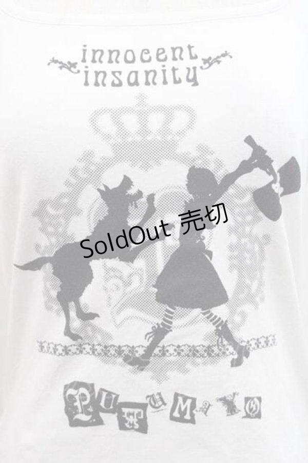 画像3: PUTUMAYO / innocent insanityカットソー  白Ｘ黒 I-25-11-15-015-PT-TO-SA-ZI (3)