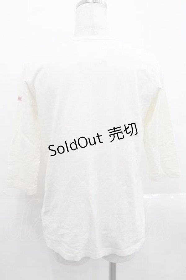 画像2: PINK HOUSE / チェックくまカットソー  アイボリー I-25-11-15-024-LO-TO-SA-ZI (2)