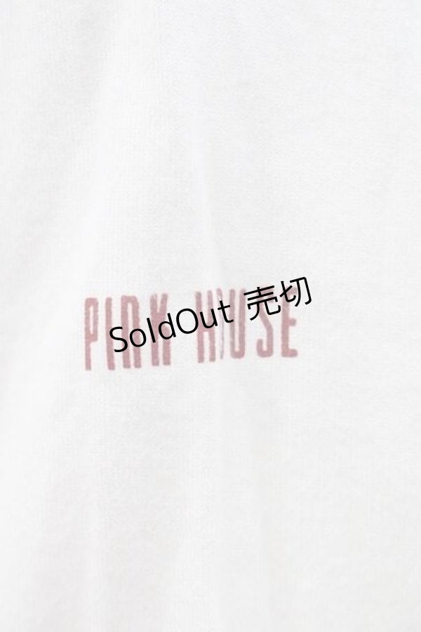 画像3: PINK HOUSE / チェックくまカットソー  アイボリー I-25-11-15-024-LO-TO-SA-ZI (3)
