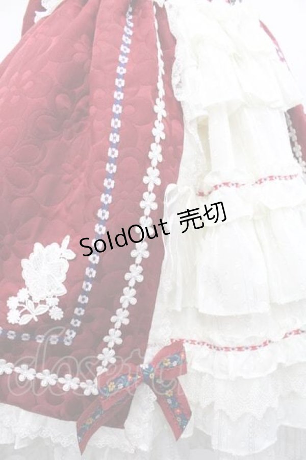 画像7: BABY,THE STARS SHINE BRIGHT / おとぎの国の赤ずきんちゃんジャンパースカート(ケープセット)  レッド I-25-11-18-034-BA-OP-SA-ZI (7)