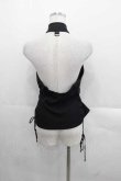 画像2: Qutie Frash / チャイナホルターネックトップス  黒 I-25-11-18-008-QU-TO-SA-ZI (2)