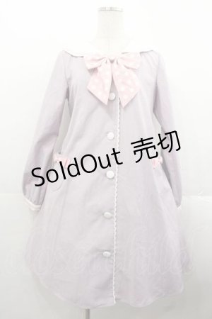 画像: Cute.Q / Marine 水玉リボン ワンピース S ラベンダー I-25-11-18-048-EL-OP-SA-ZS