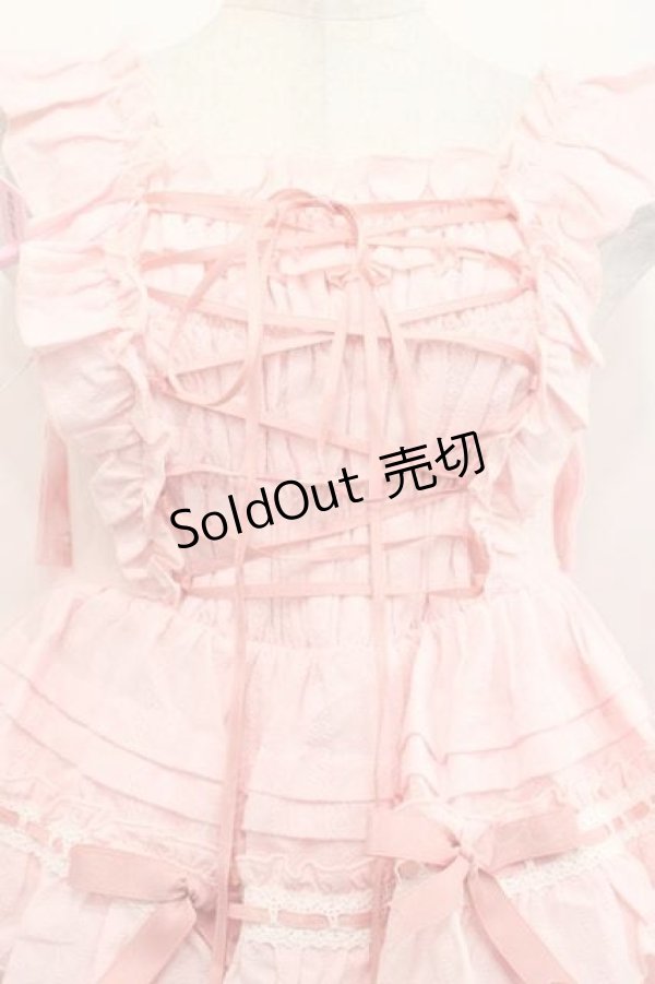 画像3: Bear's Dinner（海外ロリータブランド） / 塔莉ワンピース S ピンク I-25-11-18-057-LO-OP-SA-ZI (3)