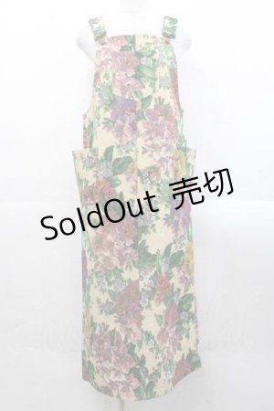 画像: merry jenny / flowerジャガードジャンスカ  ベージュ I-25-11-18-060-LO-OP-SA-ZI