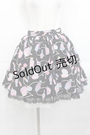 画像: Angelic Pretty / Dreamy Girlスカート  黒 I-25-11-18-064-AP-SK-SA-ZI