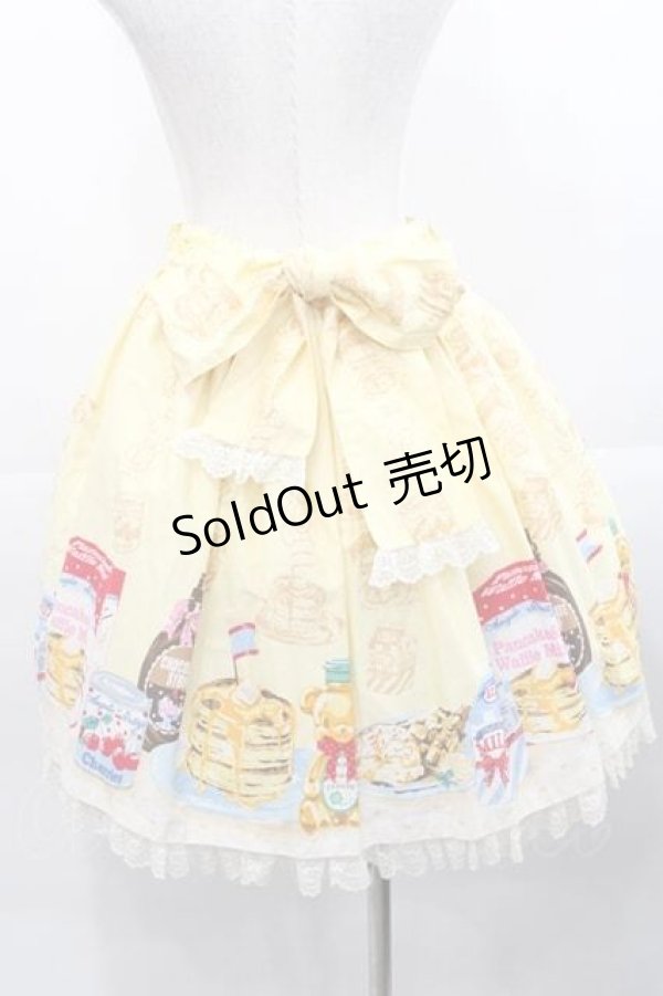 Angelic Pretty Honey Cake スカート Angelic Pretty / Honey Cakeスカート イエロー I-25-11-18-065-AP-SK