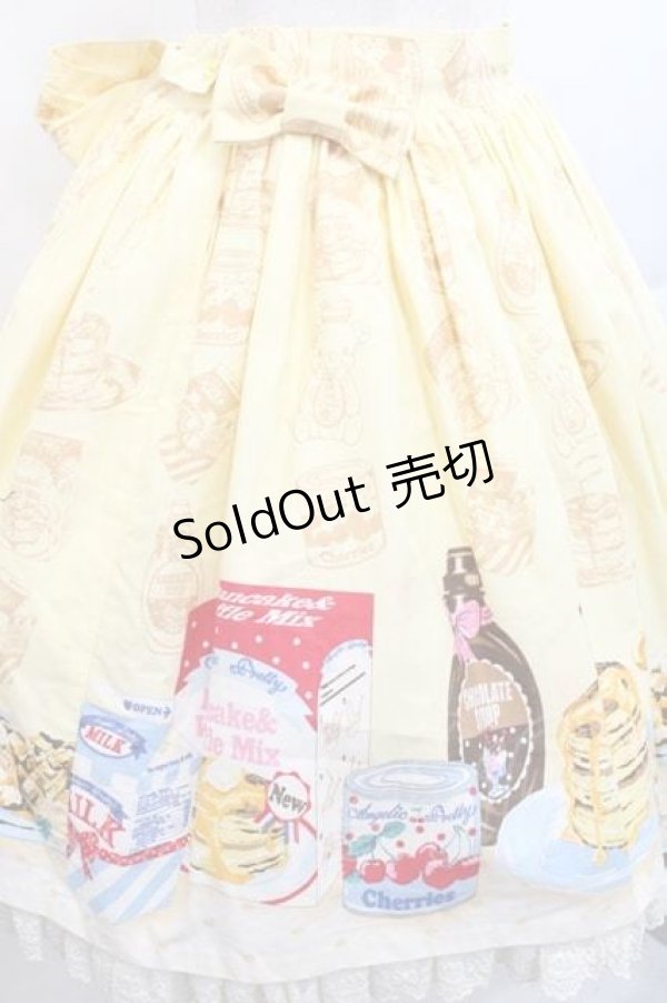 Angelic Pretty / Honey Cakeスカート イエロー I-25-11-18-065-AP-SK
