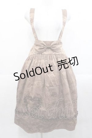 画像: 榛果可可花束(BacioBouquet)（海外ロリータブランド） / My Sweetie Coco 2wayサスペンダースカート M ブラウン I-25-11-18-069-LO-SK-SA-ZI
