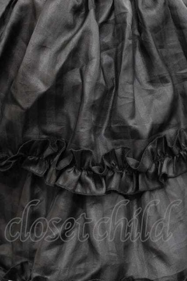 画像3: MARBLE / 2段フリルスカート  黒 I-25-11-18-071-GO-SK-SA-ZI (3)