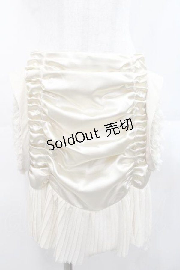 画像1: alice auaa / ギャザープリーツフリルスカート 3 クリーム I-25-11-18-078-AA-SK-SA-ZI (1)