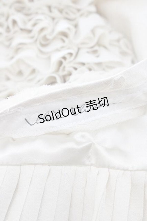 画像4: alice auaa / ギャザープリーツフリルスカート 3 クリーム I-25-11-18-078-AA-SK-SA-ZI (4)