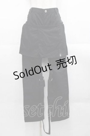 画像: HELL CAT PUNKS / ZIPボンテージパンツ  黒 I-25-11-18-079-PU-PA-SA-ZI