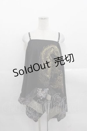 画像: Qutie Frash / 変形キャミトップス  黒 I-25-11-18-015-QU-TO-SA-ZI