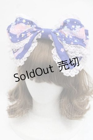 画像: BABY,THE STARS SHINE BRIGHT / Toy's Fluffy Dream柄カチューシャ  紺 I-25-11-18-090-BA-AC-SA-ZI