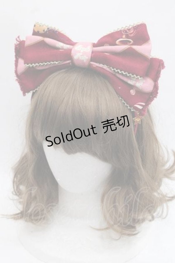 画像1: Angelic Pretty / TOY MARCHカチューシャ  ワイン I-25-11-18-093-AP-AC-SA-ZI (1)