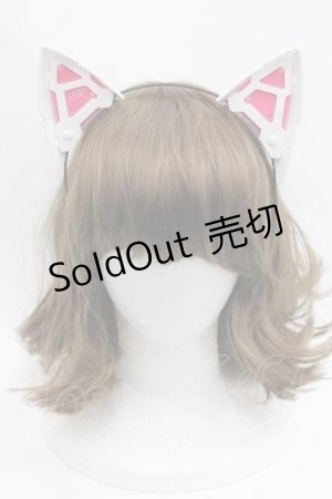 画像: 中央町戦術工芸 / ネコミミユニット  白ｘピンク I-25-11-18-096-PU-AC-SA-ZI