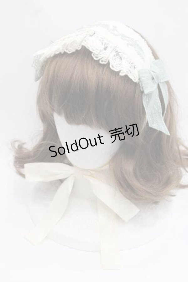 画像1: 玻璃紙之夜(Nuit De Cellophone)（海外ロリータブランド） / 幽谷風鈴ヘッドドレス  グリーン I-25-11-18-097-LO-ZA-SA-ZI (1)