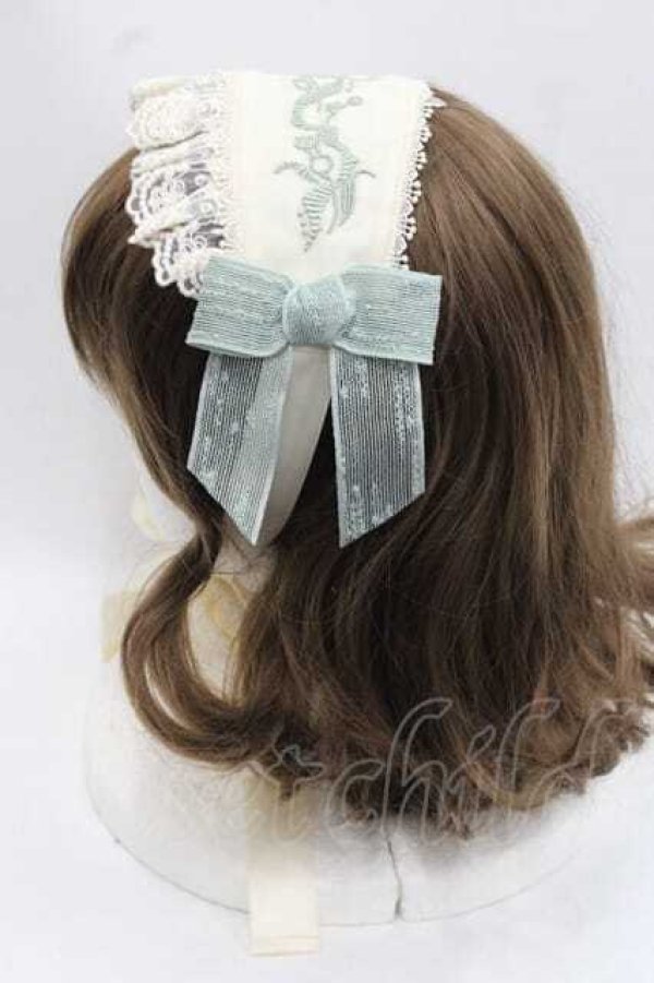 画像3: 玻璃紙之夜(Nuit De Cellophone)（海外ロリータブランド） / 幽谷風鈴ヘッドドレス  グリーン I-25-11-18-097-LO-ZA-SA-ZI (3)