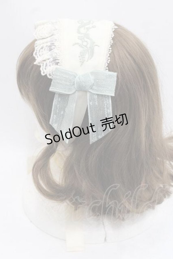 画像3: 玻璃紙之夜(Nuit De Cellophone)（海外ロリータブランド） / 幽谷風鈴ヘッドドレス  グリーン I-25-11-18-097-LO-ZA-SA-ZI (3)