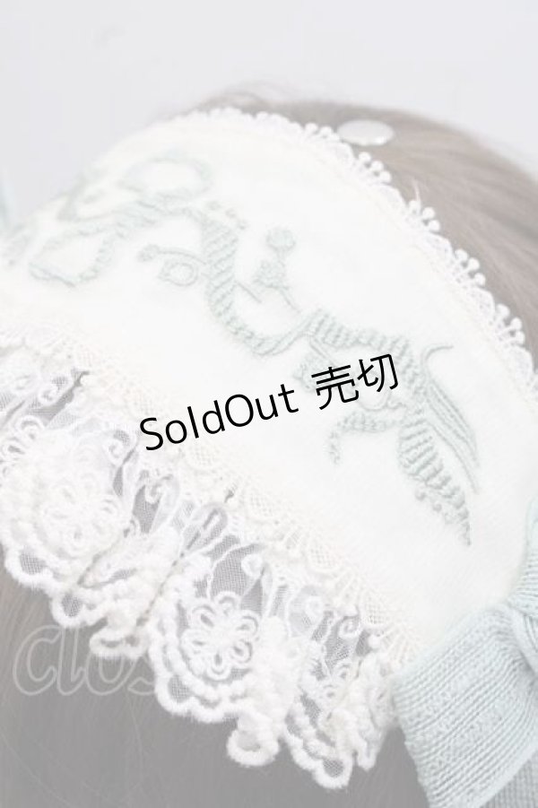 画像4: 玻璃紙之夜(Nuit De Cellophone)（海外ロリータブランド） / 幽谷風鈴ヘッドドレス  グリーン I-25-11-18-097-LO-ZA-SA-ZI (4)