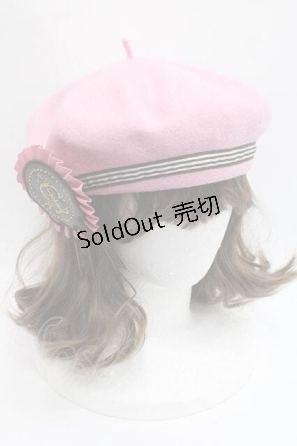 画像1: Angelic Pretty / Chocolate Rosetteベレー  ピンク I-25-11-18-100-AP-AC-SA-ZI (1)