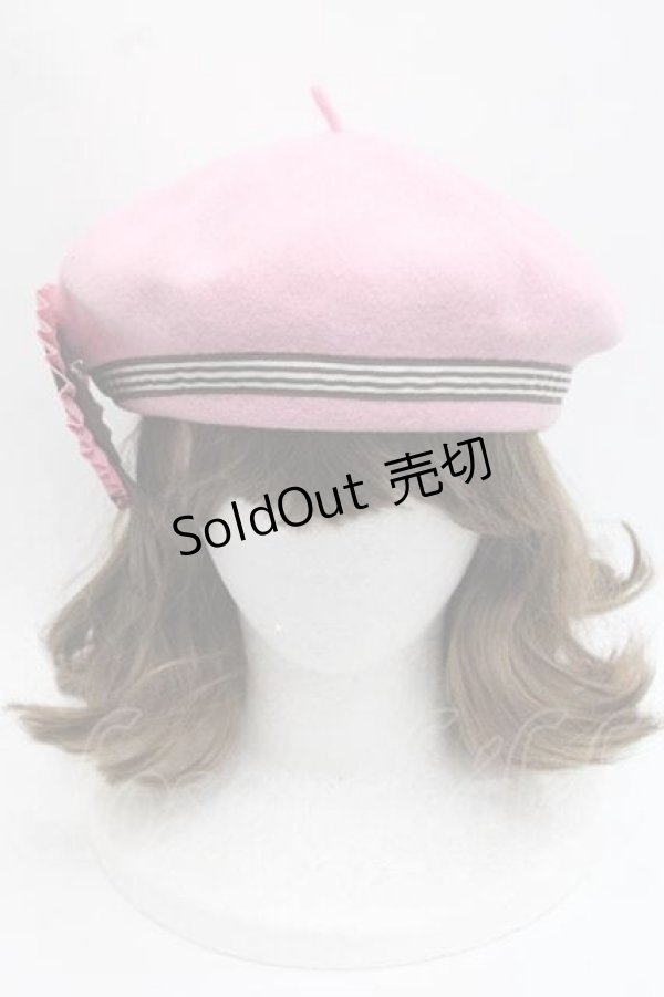 ANGELIC PRETTY ピンク ベレー帽 ANGELIC PRETTY ピンク ベレー帽 Angelic Pretty（ハンチング/ベレー帽