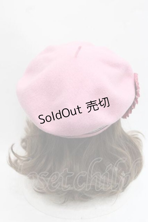 画像4: Angelic Pretty / Chocolate Rosetteベレー  ピンク I-25-11-18-100-AP-AC-SA-ZI (4)
