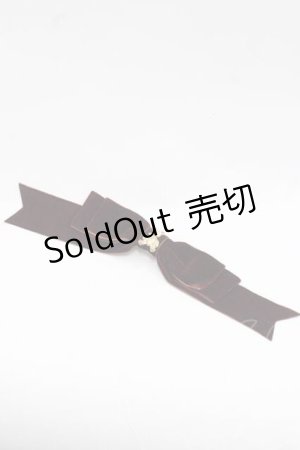 画像: LOLITAその他(お買取対象外) / ベルベットクマチャームリボンクリップ  ブラウン I-25-11-18-107-LO-ZA-SA-ZI