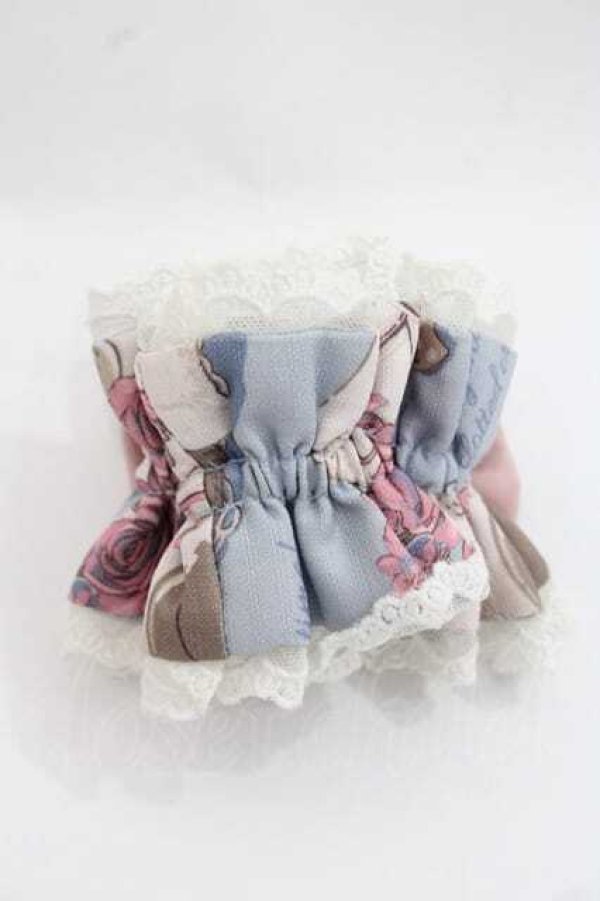 画像2: Frozen memory（海外ロリータブランド） / Lazy afternoonヘアタイ  サックス I-25-11-18-112-LO-ZA-SA-ZI (2)