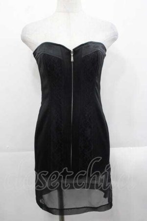 画像: alice auaa / ロングコルセットビスチェ 3 ブラック I-25-11-18-021-AA-TO-SA-ZI