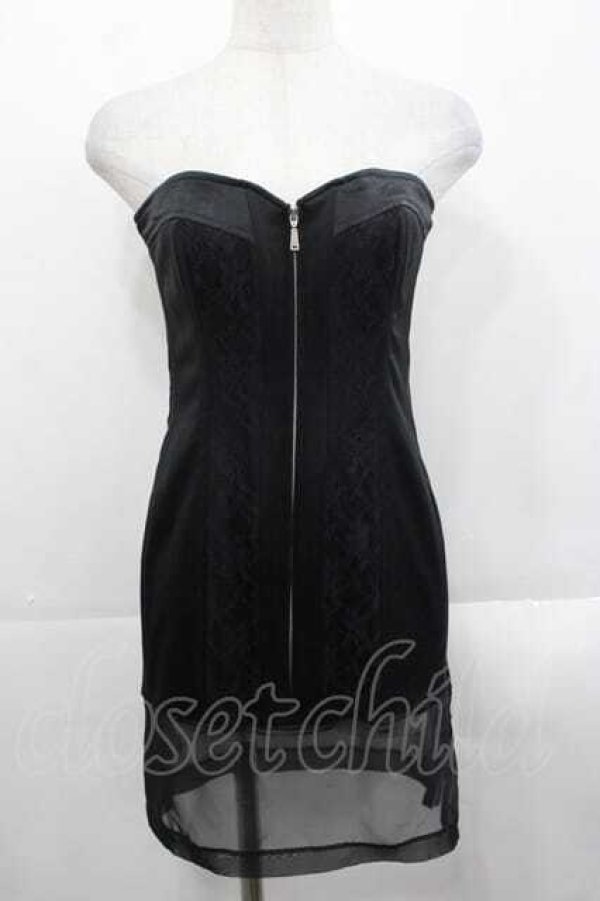 alice auaa / ロングコルセットビスチェ 3 ブラック I-25-11-18-021-AA