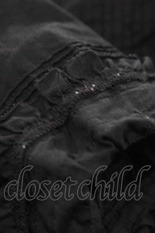 画像4: PINK HOUSE / 裾ツリー刺繍長袖フードブラウス  ブラック I-25-11-18-024-LO-BL-SA-ZI (4)