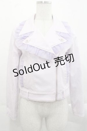画像: MILK / ライダースジャケット  ラベンダー I-25-11-18-025-ML-JA-SA-ZI