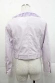 画像2: MILK / ライダースジャケット  ラベンダー I-25-11-18-025-ML-JA-SA-ZI (2)