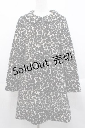画像: Emily Temple cute / レオパードジャガードコート  ベージュ I-25-11-18-026-ET-CO-SA-ZI