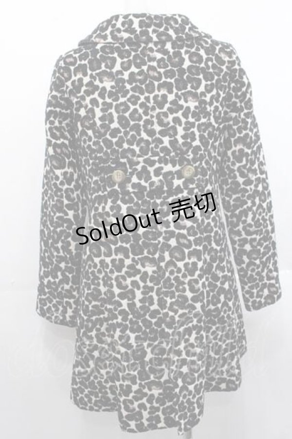 画像2: Emily Temple cute / レオパードジャガードコート  ベージュ I-25-11-18-026-ET-CO-SA-ZI (2)