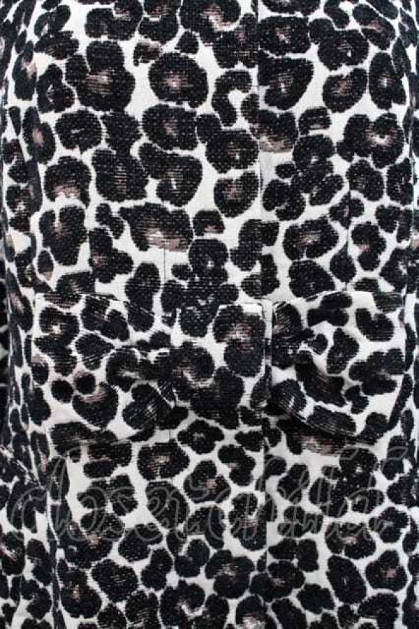 画像3: Emily Temple cute / レオパードジャガードコート  ベージュ I-25-11-18-026-ET-CO-SA-ZI (3)