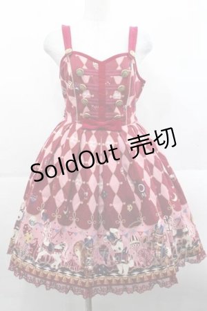 画像: Angelic Pretty / TOY MARCHジャンパースカート  ボルドー I-25-11-18-031-AP-OP-SA-ZI