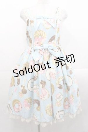 画像: Angelic Pretty / Baked Sweets Parade Special ジャンパースカート Set  サックス I-25-11-18-032-AP-OP-SA-ZI