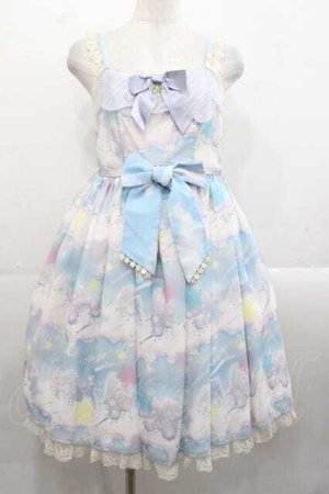 画像: Angelic Pretty / Melty Skyジャンパースカート  サックス I-25-11-18-033-AP-OP-SA-ZI
