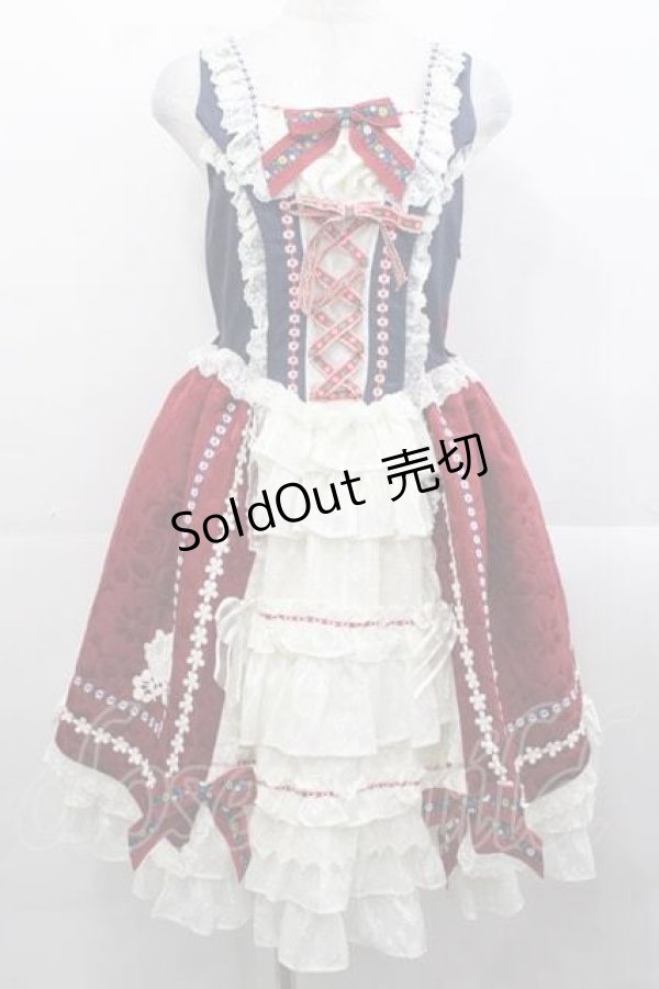 画像4: BABY,THE STARS SHINE BRIGHT / おとぎの国の赤ずきんちゃんジャンパースカート(ケープセット)  レッド I-25-11-18-034-BA-OP-SA-ZI (4)