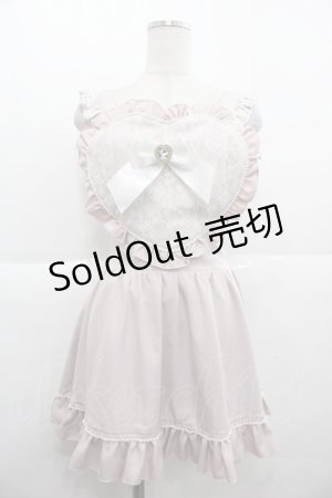 画像: Princess Melody / チェックハートサロペット  ピンク I-25-11-24-063-EL-OP-SA-ZI