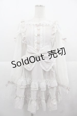 画像: LIZ LISA / ティアラリボンティアードワンピース  ピンクＸ白 I-25-11-24-065-LO-OP-SA-ZI