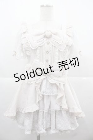 画像: LIZ LISA / フロントカシュクールBIGリボンセットアップ 0 アイボリー I-25-11-24-068-LO-OP-SA-ZI