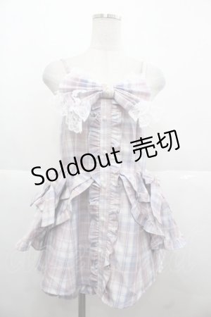 画像: Ank Rouge / リボンフリフリセットアップ  ピンクＸ青 I-25-11-24-069-CA-OP-SA-ZI