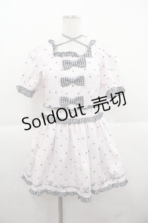 画像: Ank Rouge / ハートドットＸ千鳥セットアップ  ピンクＸ黒 I-25-11-24-072-CA-PA-SA-ZI