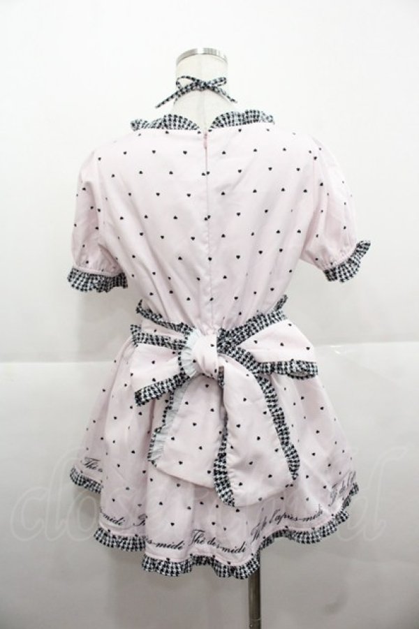 画像2: Ank Rouge / ハートドットＸ千鳥セットアップ  ピンクＸ黒 I-25-11-24-072-CA-PA-SA-ZI (2)