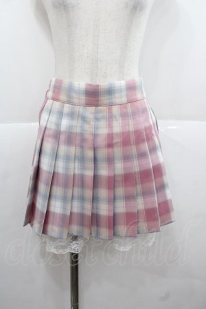 画像: Princess Melody / プリーツチェックスカパン  ピンクチェック I-25-11-24-083-EL-PA-SA-ZI