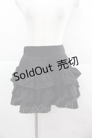 画像: Ank Rouge / フリルスカパン  黒 I-25-11-24-088-CA-PA-SA-ZI